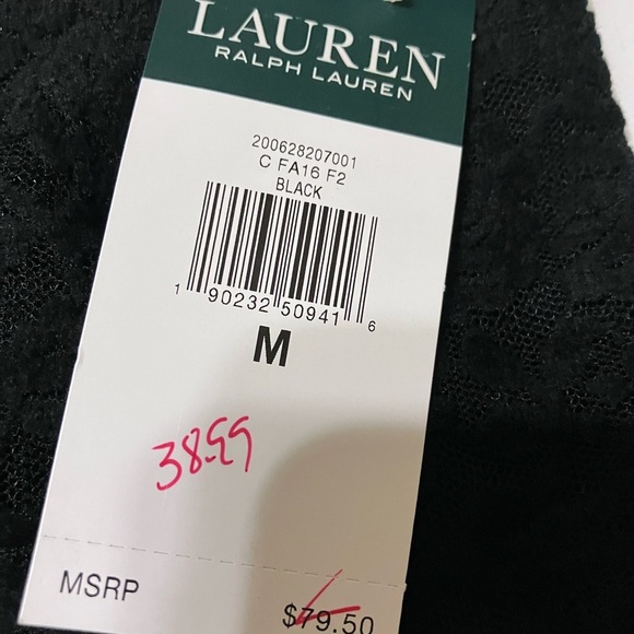 Ralph Lauren Black Lace Blouse - Picture 2 of 9